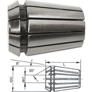 1561GN - PINZE ELASTICHE DI ALTA PRECISIONE A GRANDE ESCURSIONE TIPO ER/ESX A NORMA DIN 6499-B/ISO 15488 - Prod. SCU - Orig. Fahrion